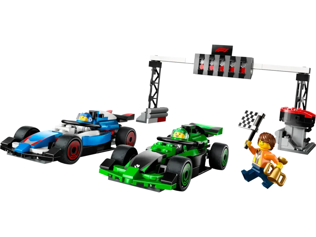 LEGO City 60474 F1 Grid with VCARB & Sauber Race Cars Review